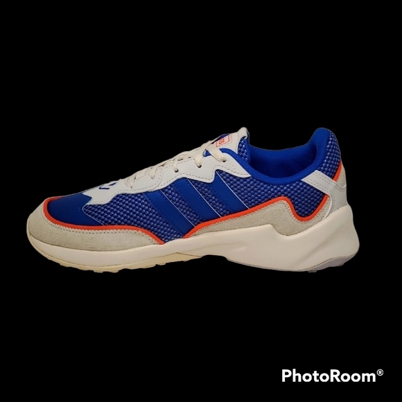 Adidas Mens 20 20 FX Training Shoes Blue White EH0 - Picture 2 of 7